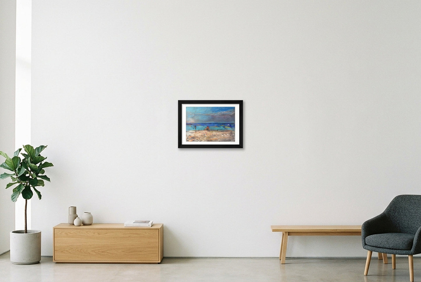 Bondi — A4 (30×21cm, 12×8") Black Frame