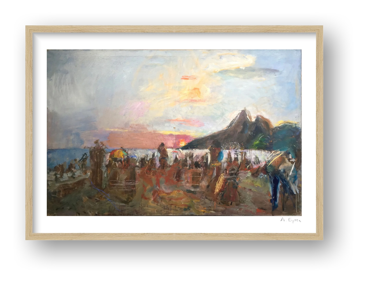 Ipenema Beach, Brazil — framed