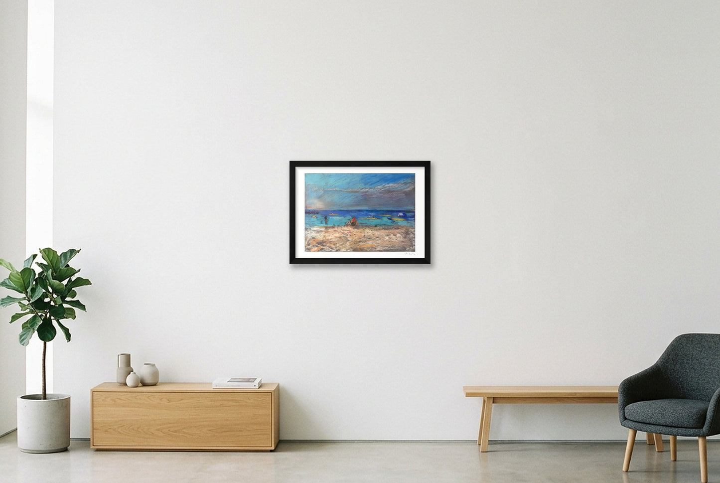 Bondi — A3 (42×30cm, 17×12") Black Frame