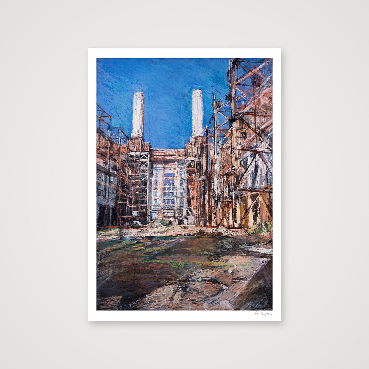 Battersea Power Station Interior  — A1 (59×84cm, 23×33") Print only