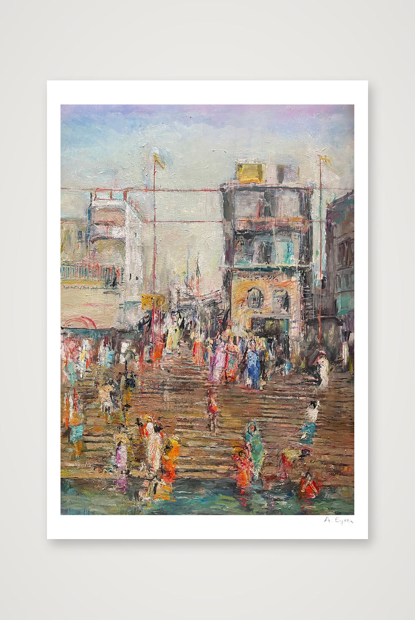 Varanasi — 59×84cm, 23×33" Print only