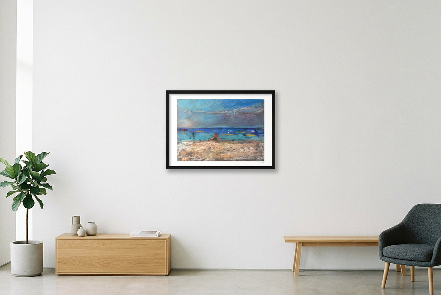 Bondi — A2 (59×42cm, 23×17") Black Frame